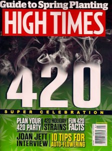 High Times Magazine 420 cover