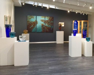 Art gallery at the Mendocino Art Center