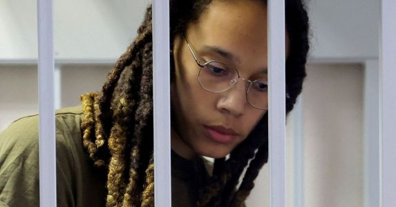 Brittney Griner behind bars on cannabis oil charges